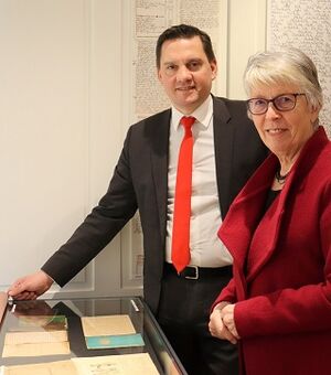 Bild v. links: Johannes Fechner, Vorstandsvorsitzende Marlene Kayen